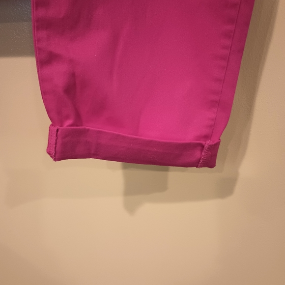 Liz Claiborne Red Chino Cropped Pants Size 12 - Picture 4 of 11